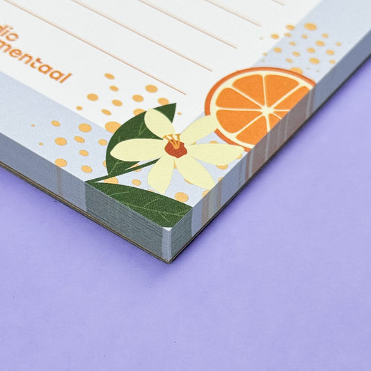 Boodschappenlijstje Boodschap Boodschappen Lijst Sinaasappel