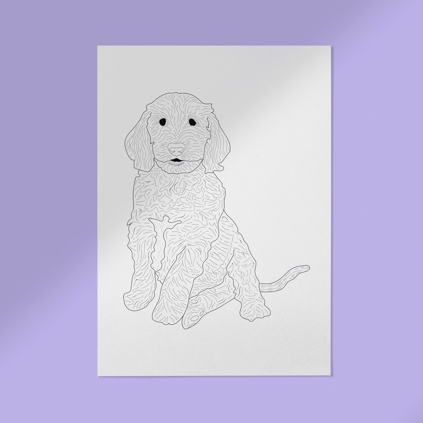 Lijntekening Dieren Illustratie