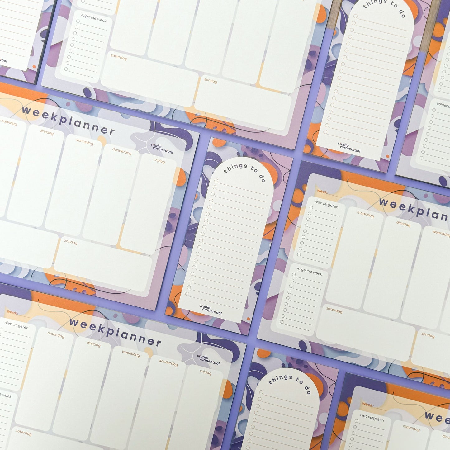 Weekplanner Things To Do Planner Notitie