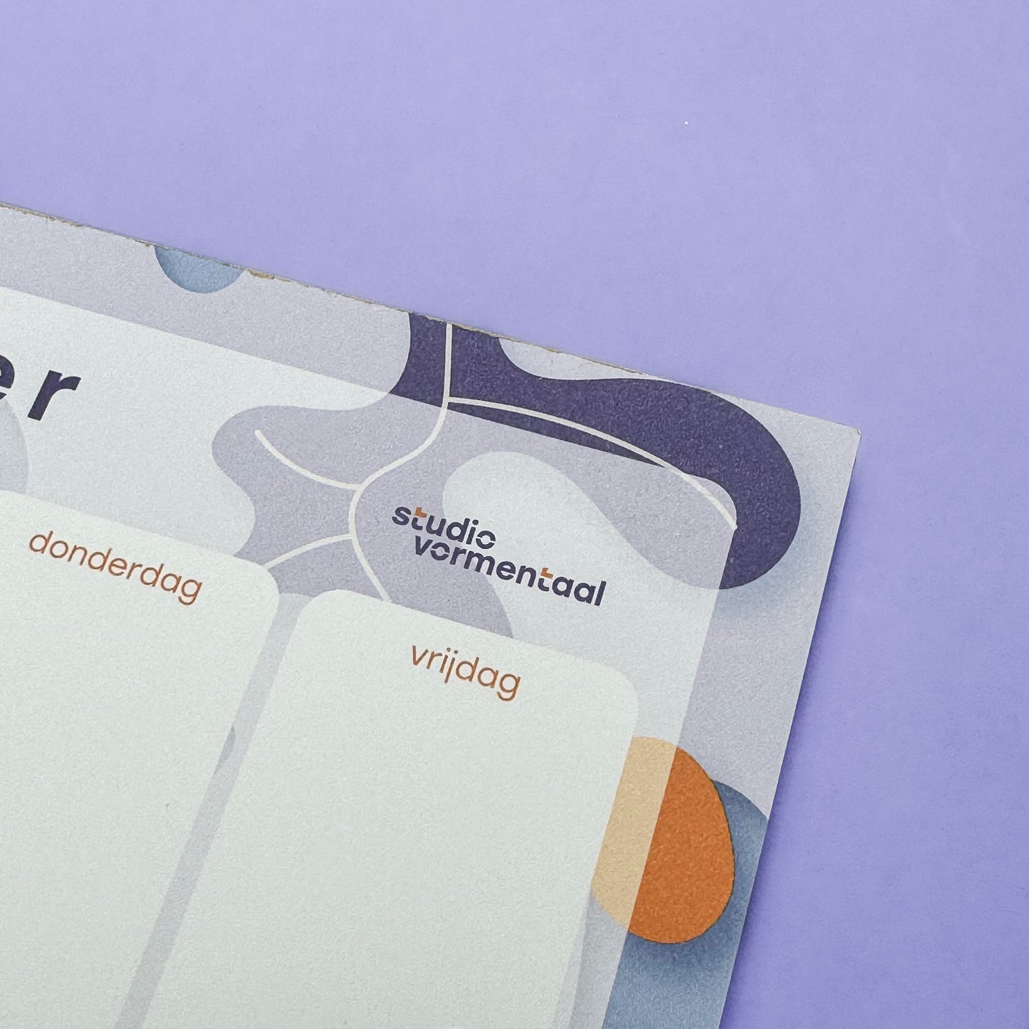 Weekplanner Planning Notitie Organisatie