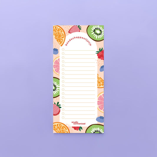 Boodschappenlijstje Fruit