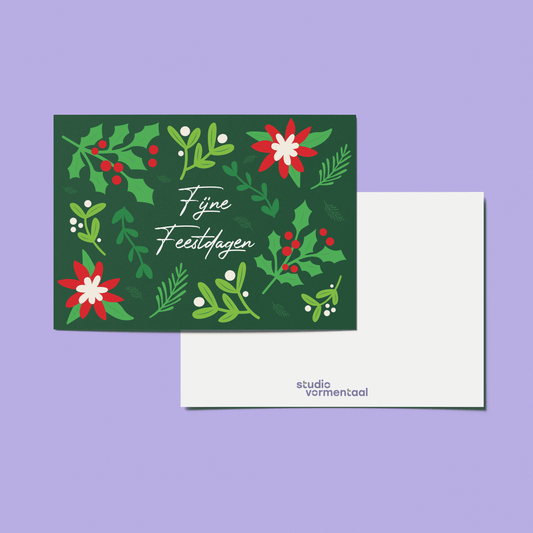 Feestdagen Kerstkaart Wenskaart Kerstmis Kerstdagen