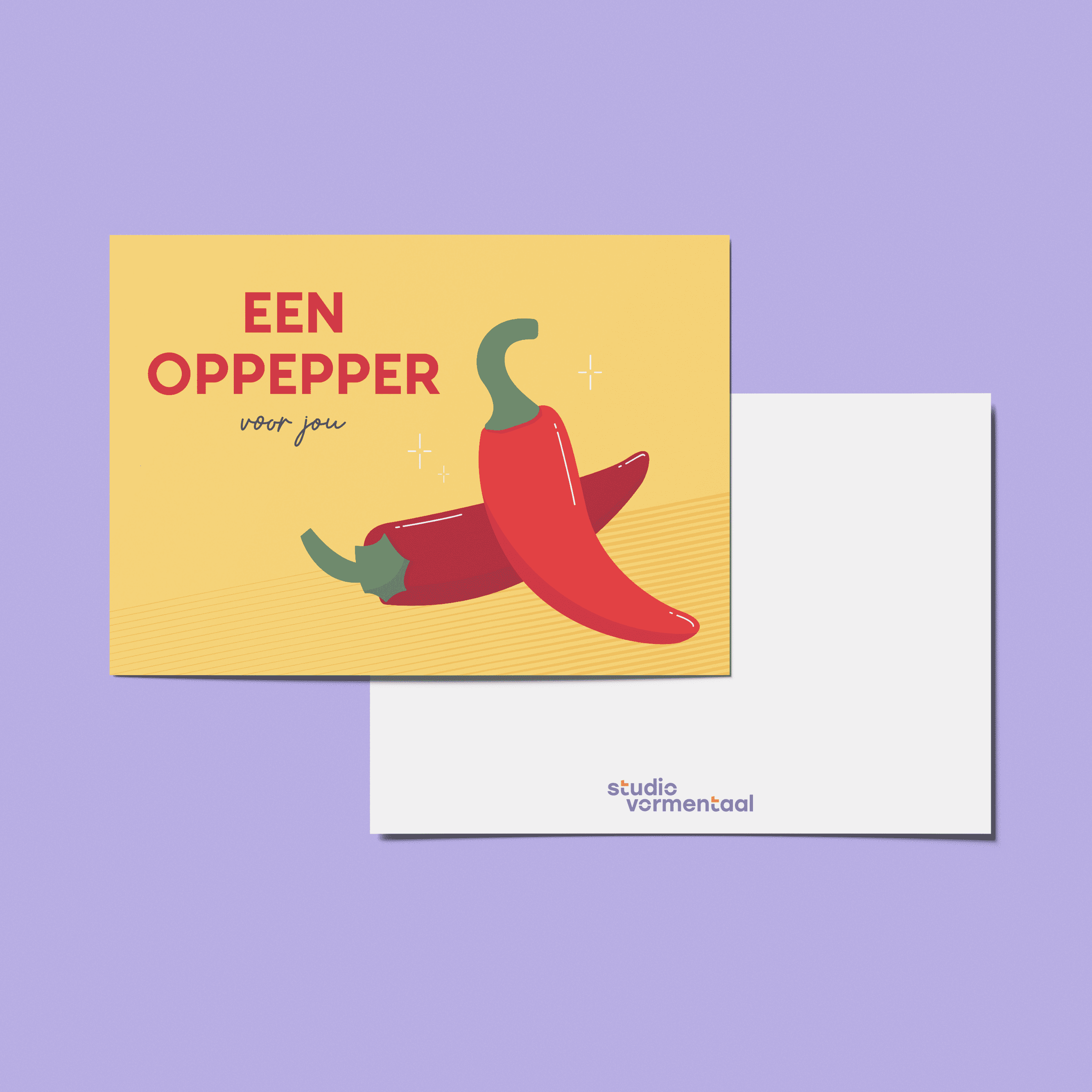 Oppepper Wenskaart Ansichtkaart 