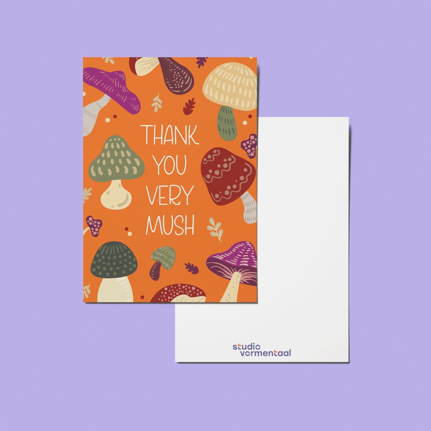 Bedankt Wenskaart Thank You Ansichtkaart Dankjewel