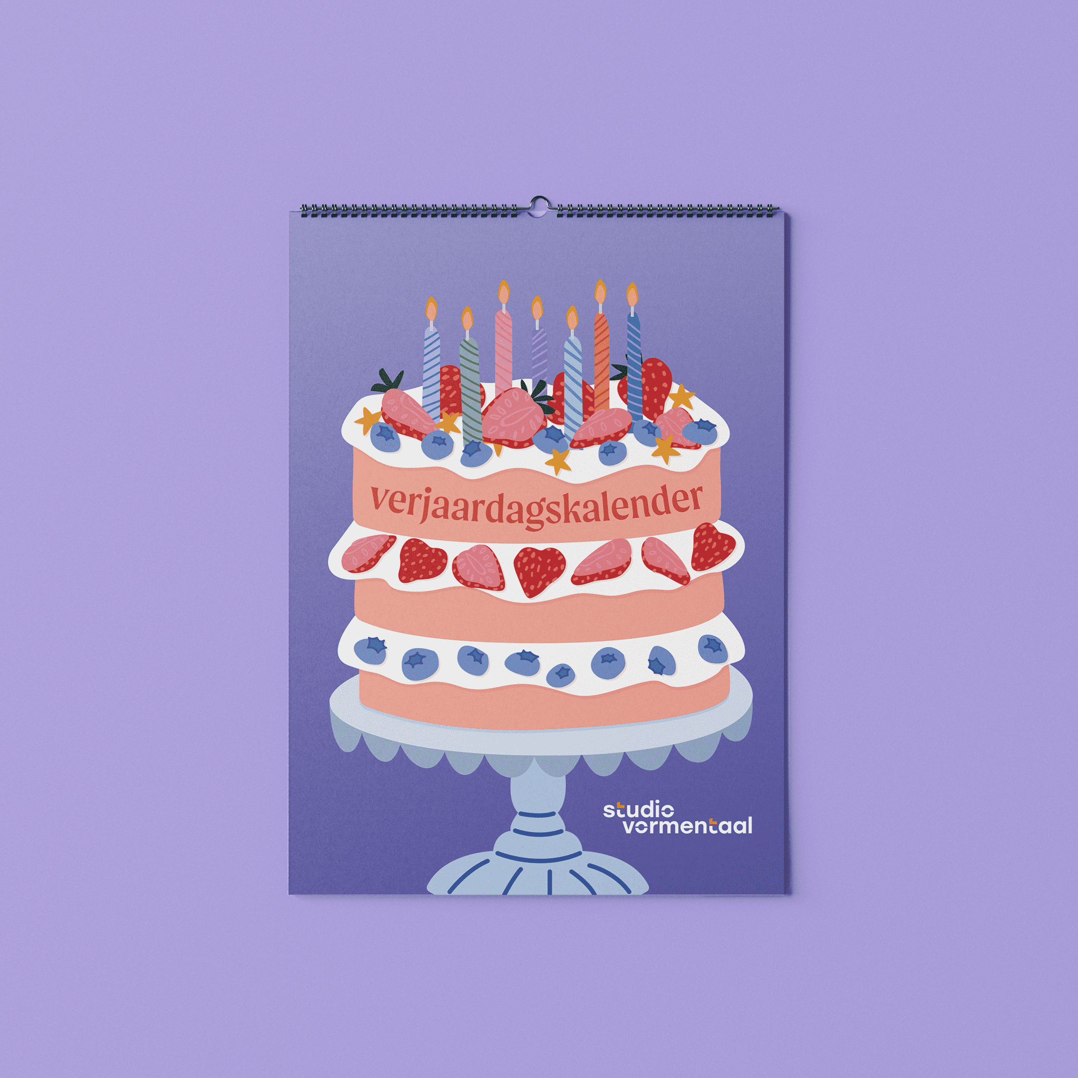 Verjaardagskalender Taart Verjaardagen Jarig
